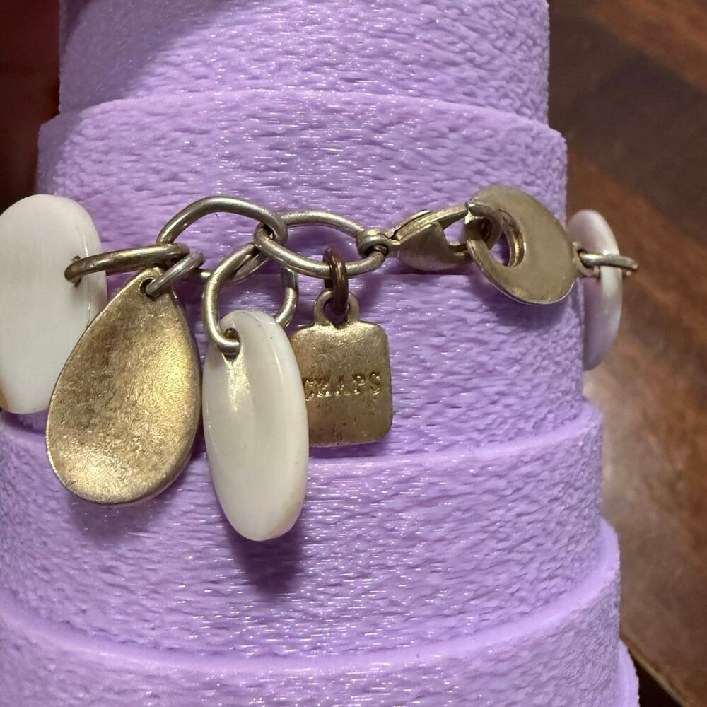 Chaps Mother of Pearl Charm Bracelet - Picture 3 of 3